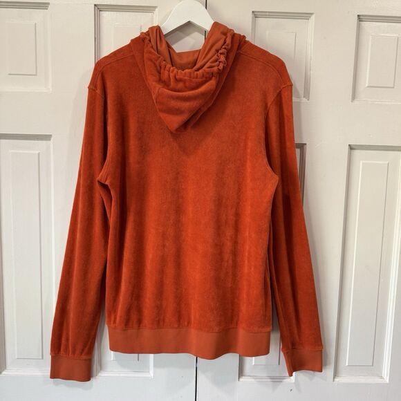 J Lawrence Khakis of Carmel Pullover Hoodie Top Terry Cotton Coastal Casual M/L - Picture 3 of 12